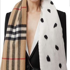Burberry Cashmere and Silk Padded Scarf